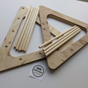 Bouwpakket XL Klimdriehoek Speeltoestel – Doe het Hout